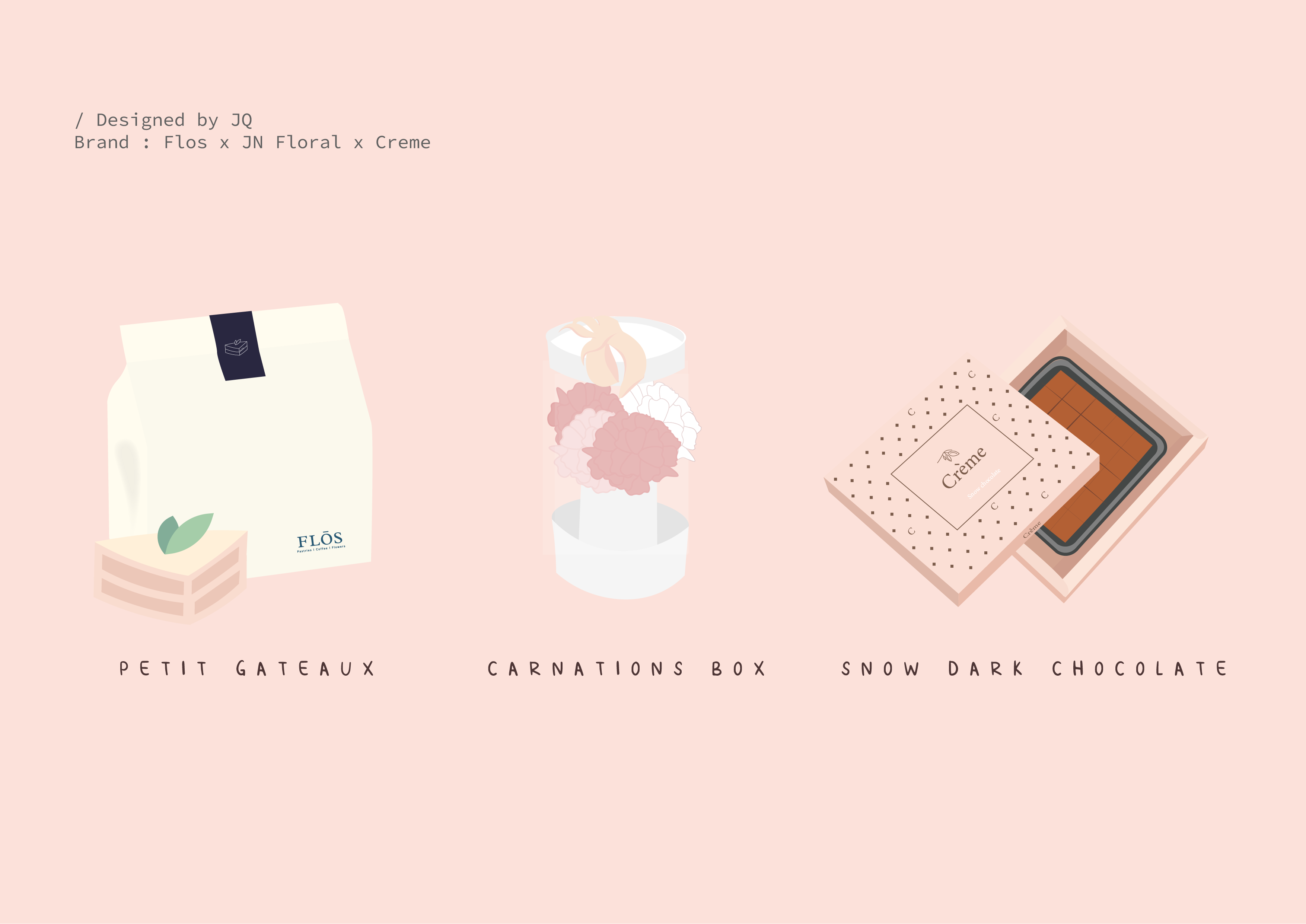 Flos x JN x Creme card